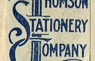 Thomson Bros. renamed as Thomson Stationery